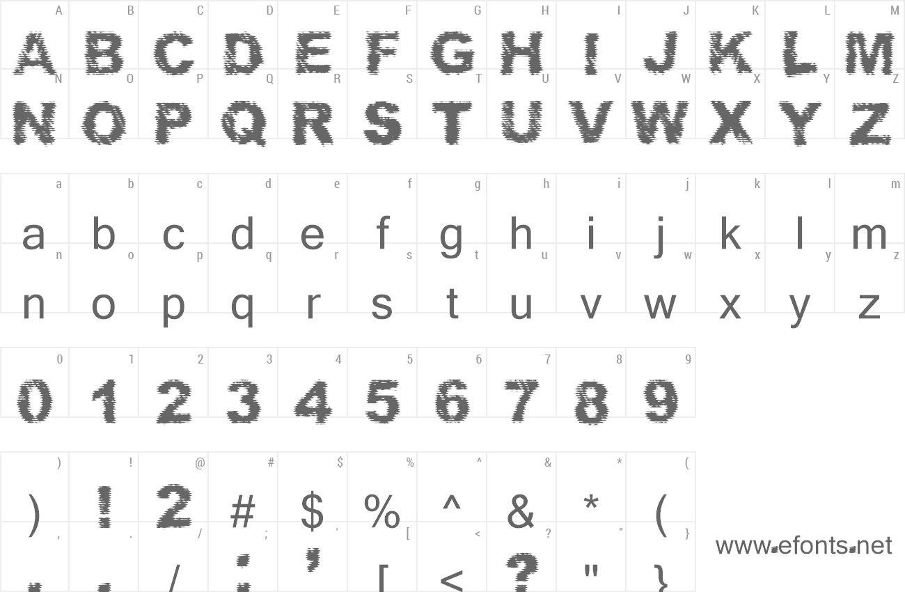 Font Phantom Zone preview